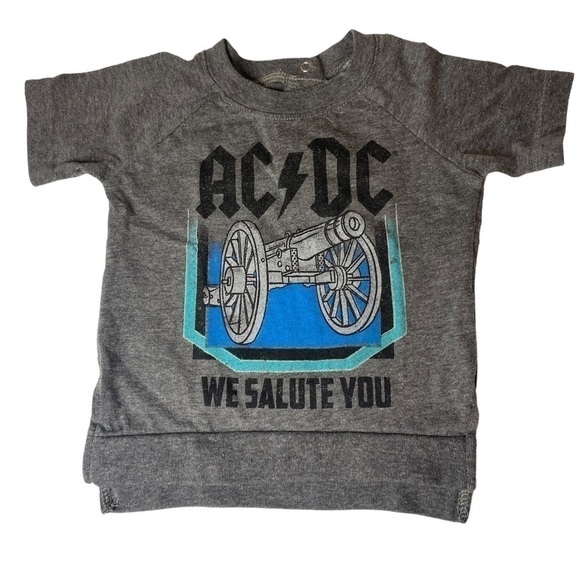 AC DC shirt for baby 6-9 months - Picture 1 of 7